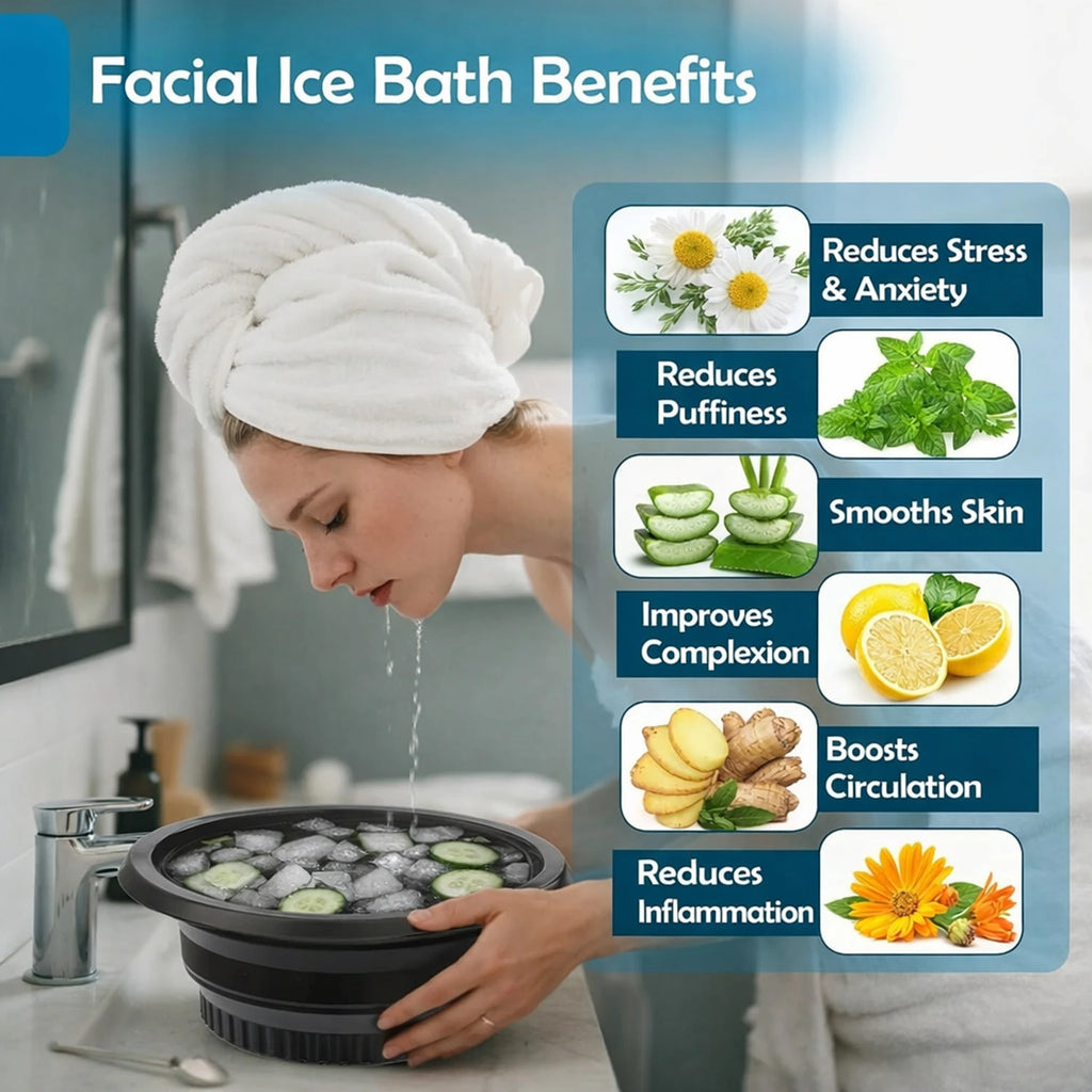 Quick India Mart Silicone Facial Ice Cube Pack of 1 Black Silicone Ice Cube Tray