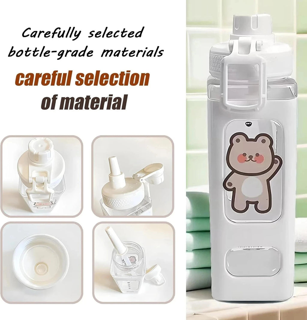 Quick India Mart Kawai Bottle 700 ml Water Bottle (Set of 1, White)