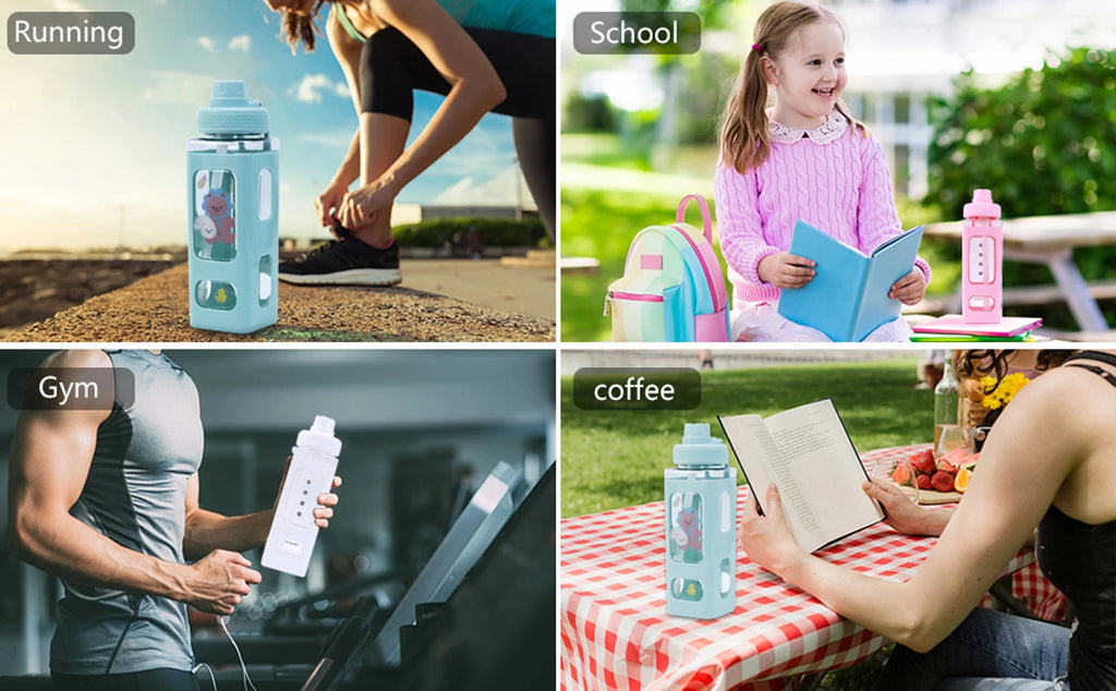 Quick India Mart Kawai Bottle 700 ml Water Bottle (Set of 1, Light Blue)