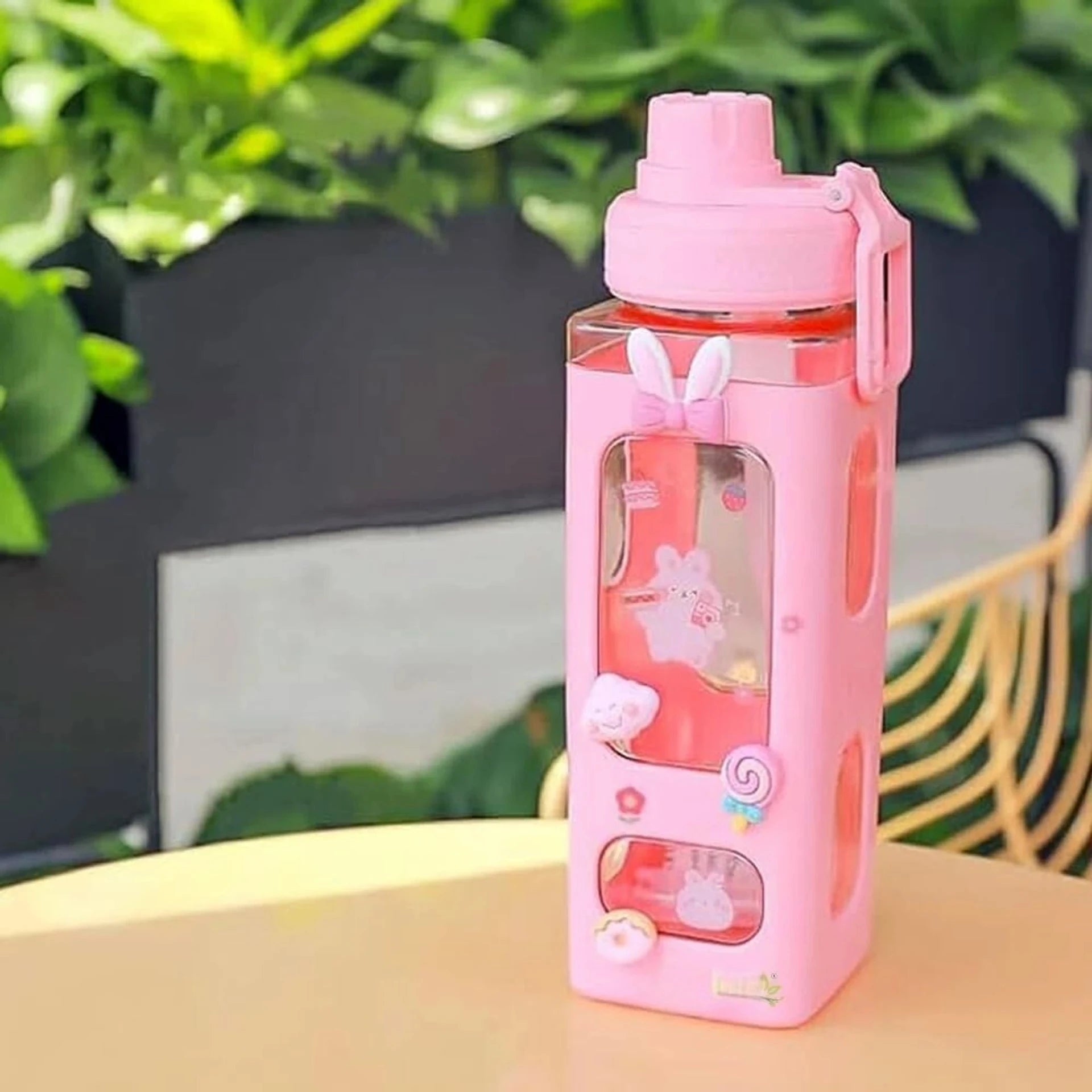 Glow & Hydrate Combo – Kawaii Water Bottle + Silicone Facial Ice Bowl