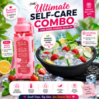 Glow & Hydrate Combo – Kawaii Water Bottle + Silicone Facial Ice Bowl